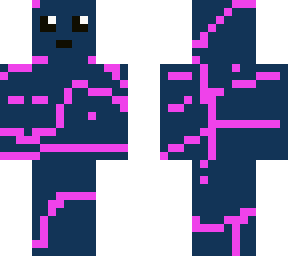 glowing robot