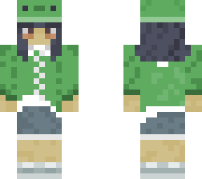 green sweather