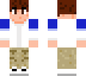 me (copy of tommyinnit) but brown hair and blue)
