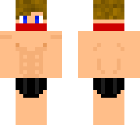my skin but buffed and in underwear
