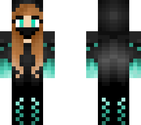 ninja girl light blue