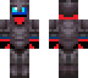 red among us with removeable netherite armor
