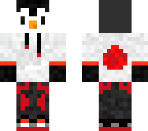 red gamer penguin