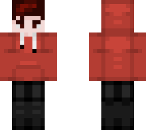 red hoodie male slim