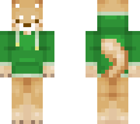 shiba with green sweater (slim)