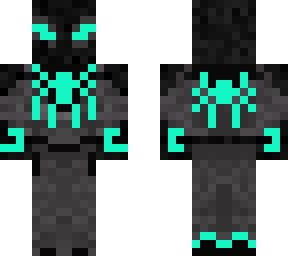 aqua spider man suit