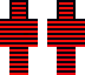 black and red