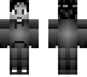 black and white