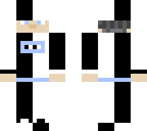 black x white