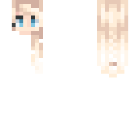 blonde girl head