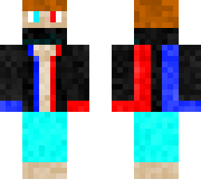 blue and red