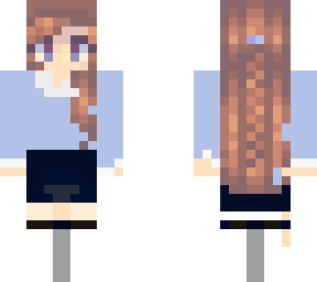 blue girl