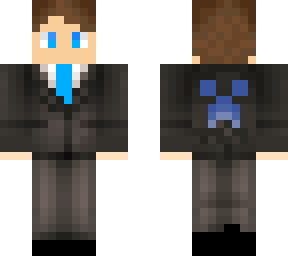 blue guy in suit