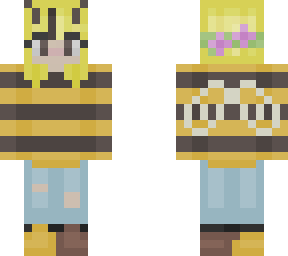 bumbe.tv with bee wings and flower crown
