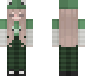 frog green girl skin