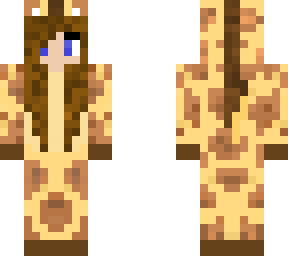 giraffe onesie brown hair girl
