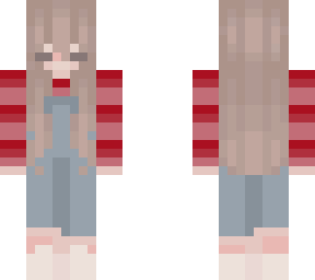 girl red sweater skin