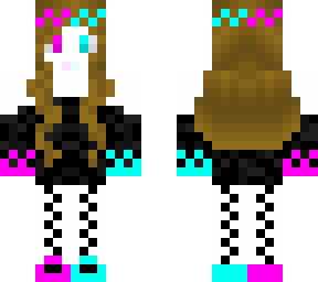 girl with glow effects