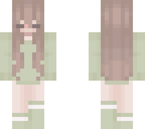 green girl skin