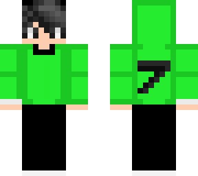 green hoodie