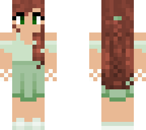 green summer girl