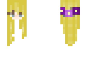 long blonde hair base w/flowers