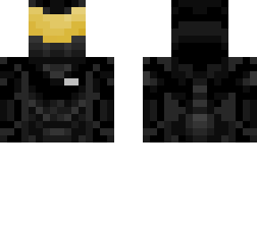 master chief - black suit - only head. part 2