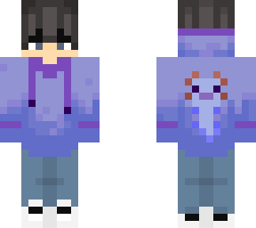me in a axlotl hoodie thanks blueberrytardis for the base