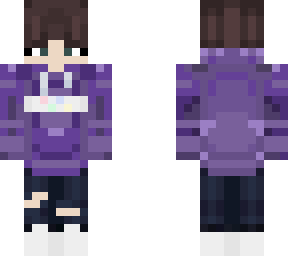 purple hoodie boy