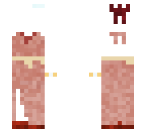 red/pinkish outfit base