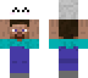 steve holding a cute cube