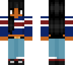 striped crewneck
