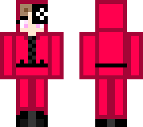 thenoobess in squid game guard uniform