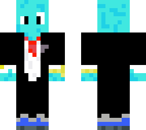 alien in suit