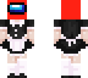 amogus maid skin