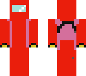 amongus character with backpack