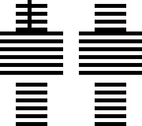 black and white stripe man
