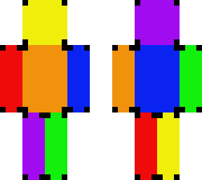 blocky rainbows