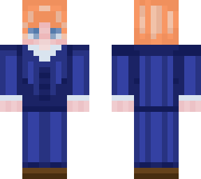 blue ginger suit