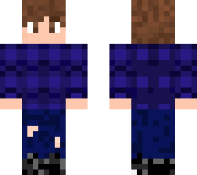 blue hoodie