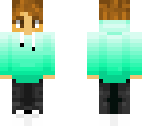 cool green teenager slim
