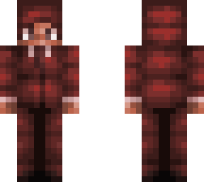 crimson suit