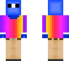 gradient sweater and khakis
