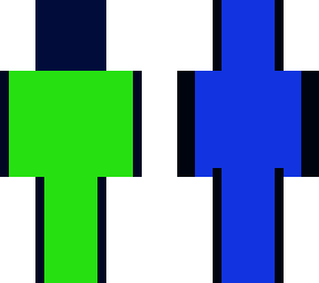 green and blue