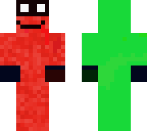 green and red skin