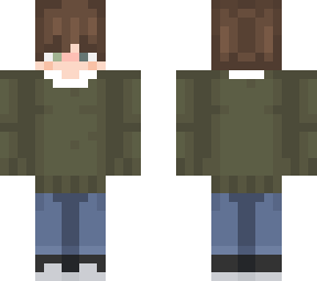 green sweater ???