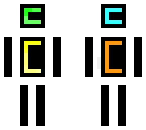 just a c