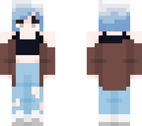 mel’s blue hair girl