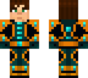minecraft jessie in golden apple armour