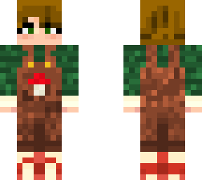 mushroom overalls